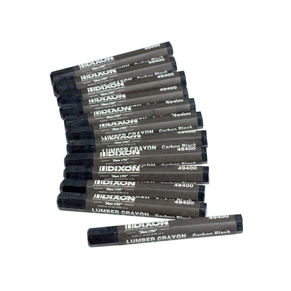 Bon 14-491 Crayon, Black (12/ Pkg)